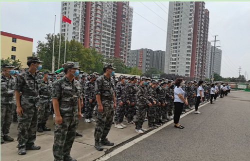 石家莊鐵路職業技工學校軍訓幾天